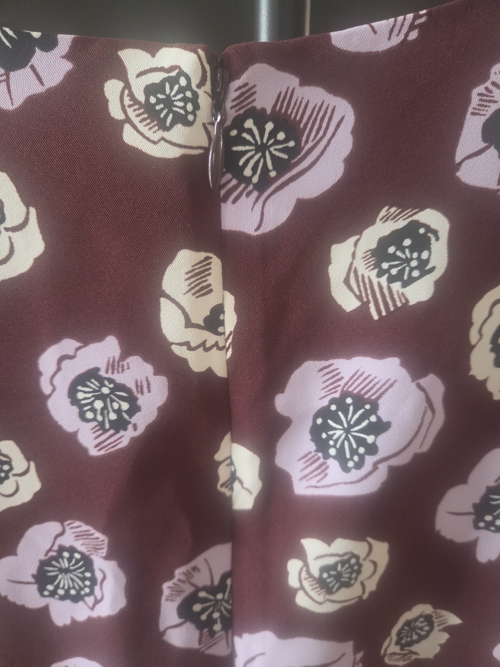 LOFT Maroon Floral Long-Sleeve Girls Dress - Picture 5 of 5